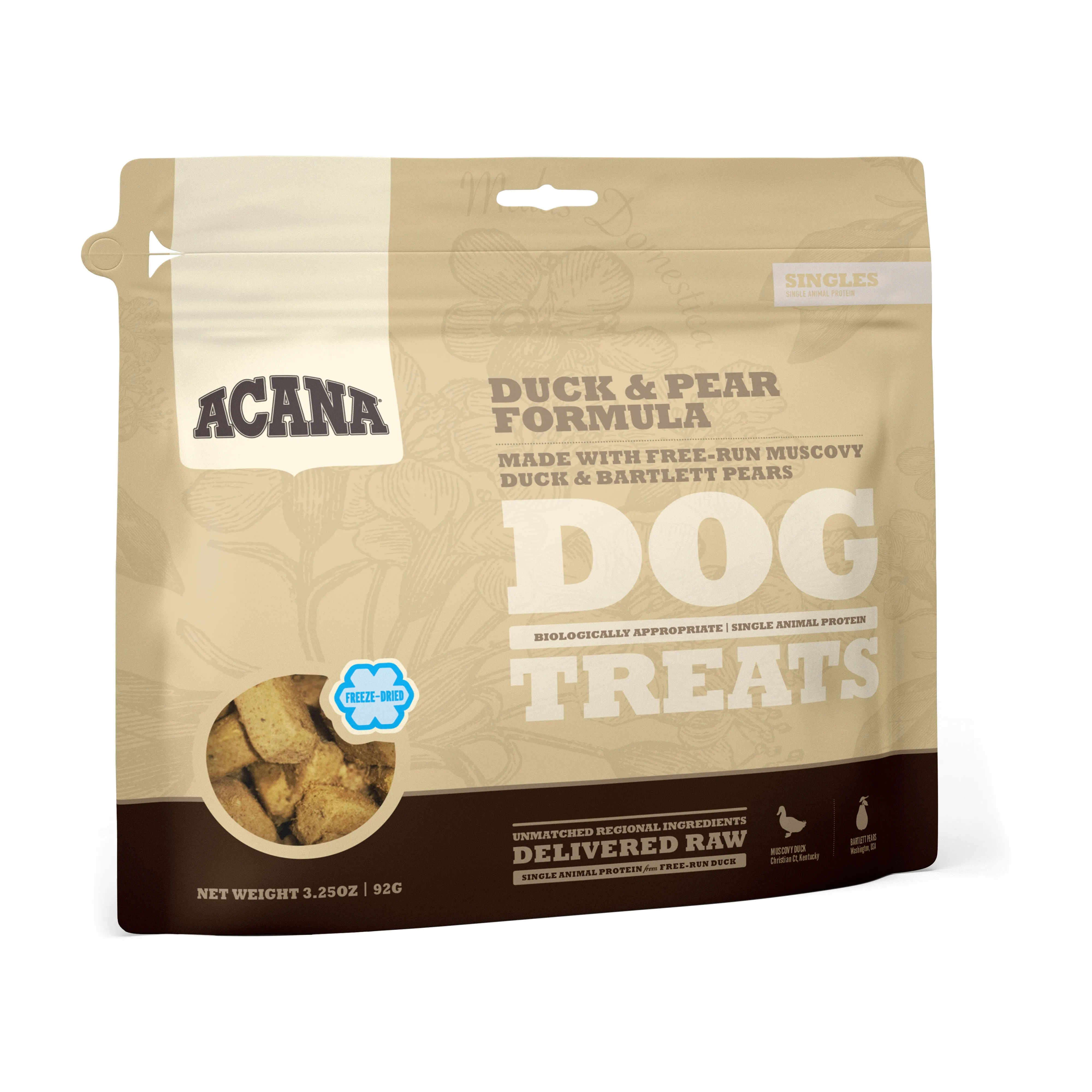 Acana Singles Freeze-Dried Duck and Pear Dog Treats