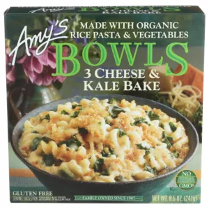 Amy's - Bowl Three Cheese Kale Bake Organic, 8.5 Oz - Pack Of 12