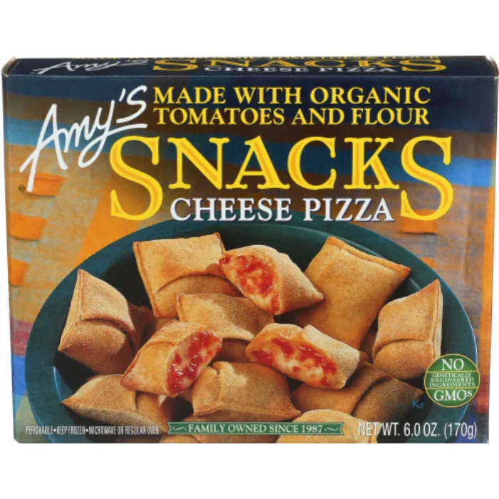 Amy's - Snack Cheese Pizza, 6 Oz - Pack Of 12