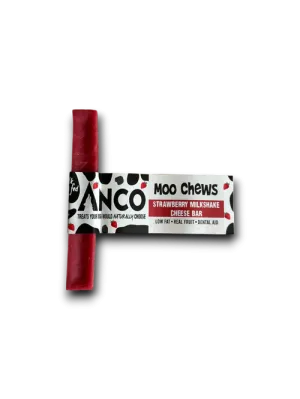 Anco Moo Chews Strawberry Milkshake Cheese Bar- Small