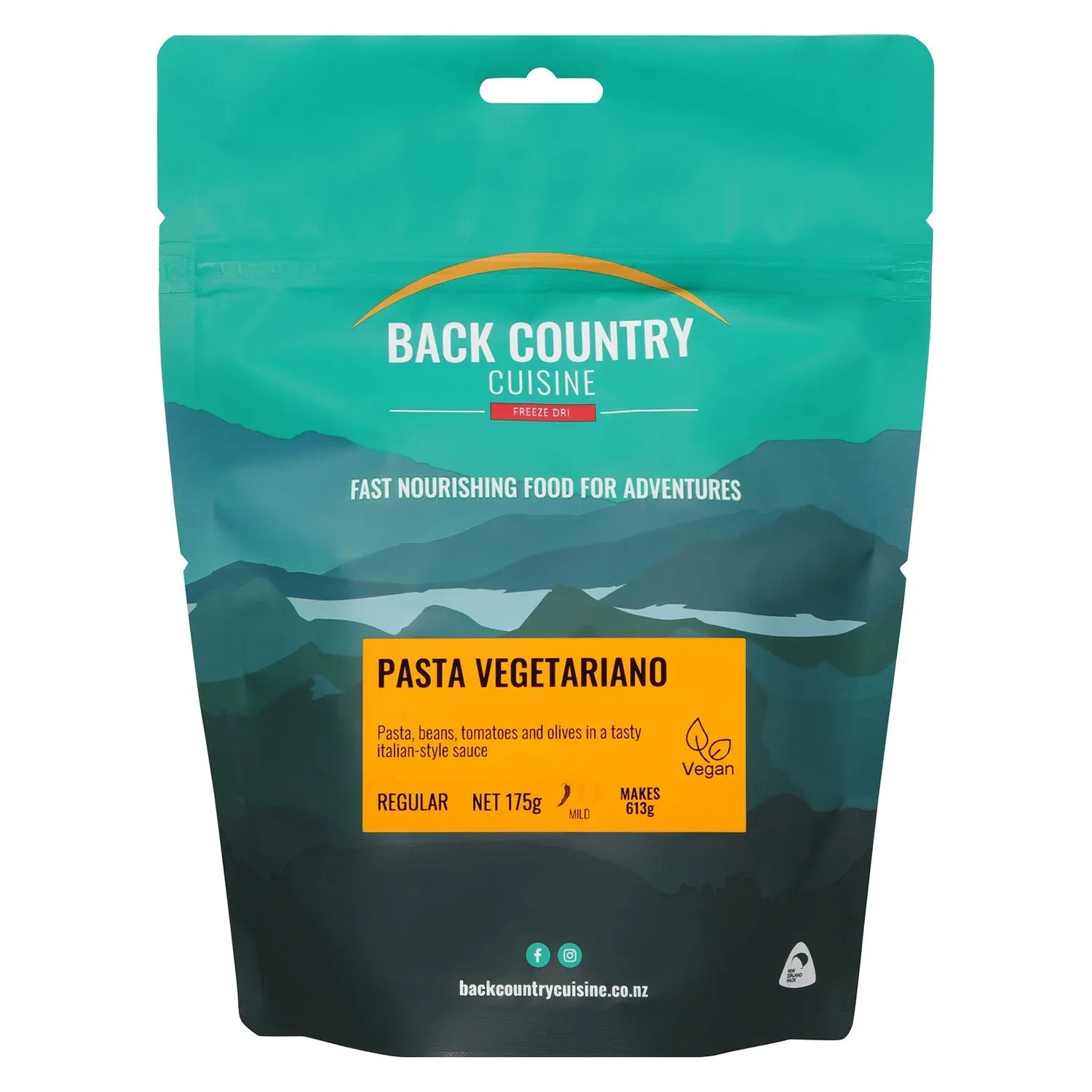 Back Country Cuisine Vegetarian Meals