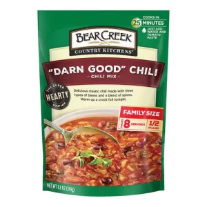 Bear Creek - Soup Mix Chili Darn Good, 8.8 oz - Pack of 6