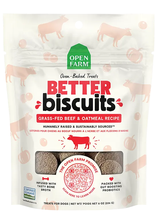 Better Biscuits Grass-Fed Beef & Oatmeal Recipe