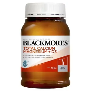 Blackmores Total Calcium Magnesium Plus D3 200 Tablets