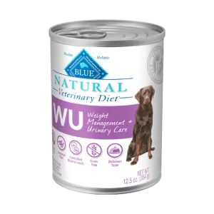 Blue Buffalo BLUE Natural Veterinary Diet WU Weight Management   Urinary Care Wet Dog Food