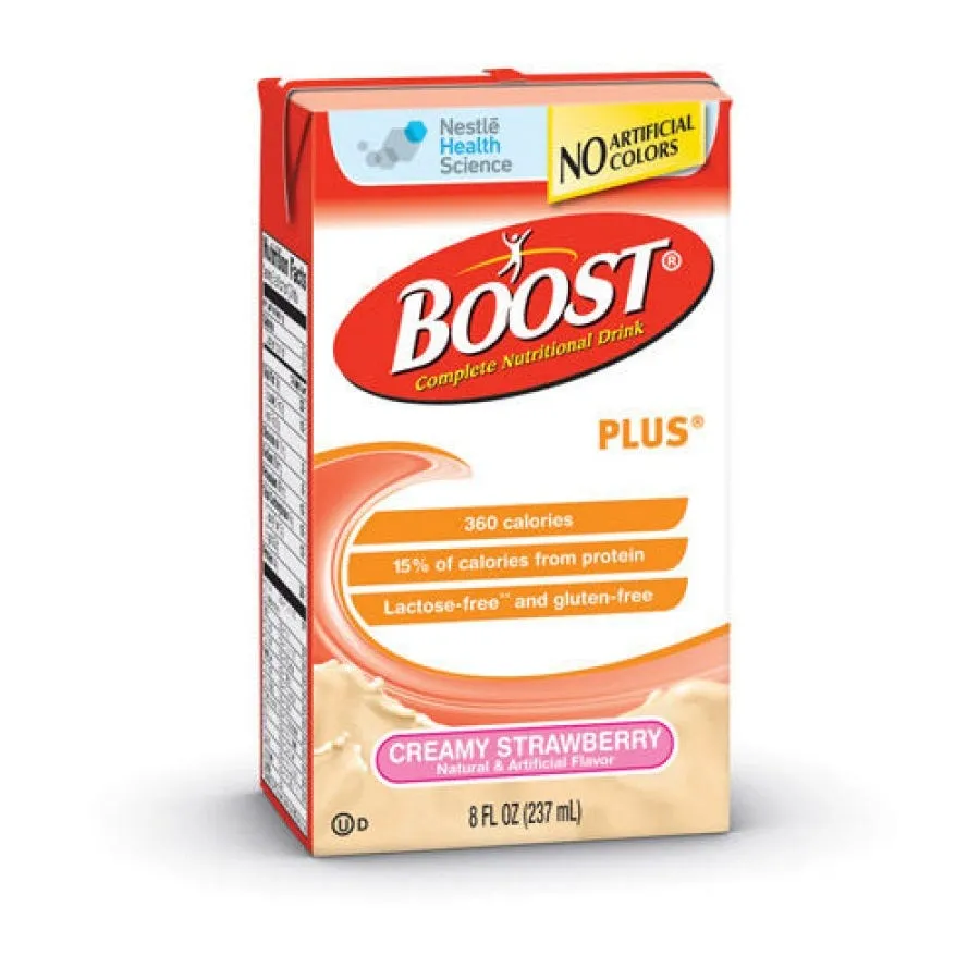 Boost Kid Essentials Plus Oral Supplement, Very Vanilla, 360 Cal 8 oz. Tetra Brik, Ready to Use, Case of 27