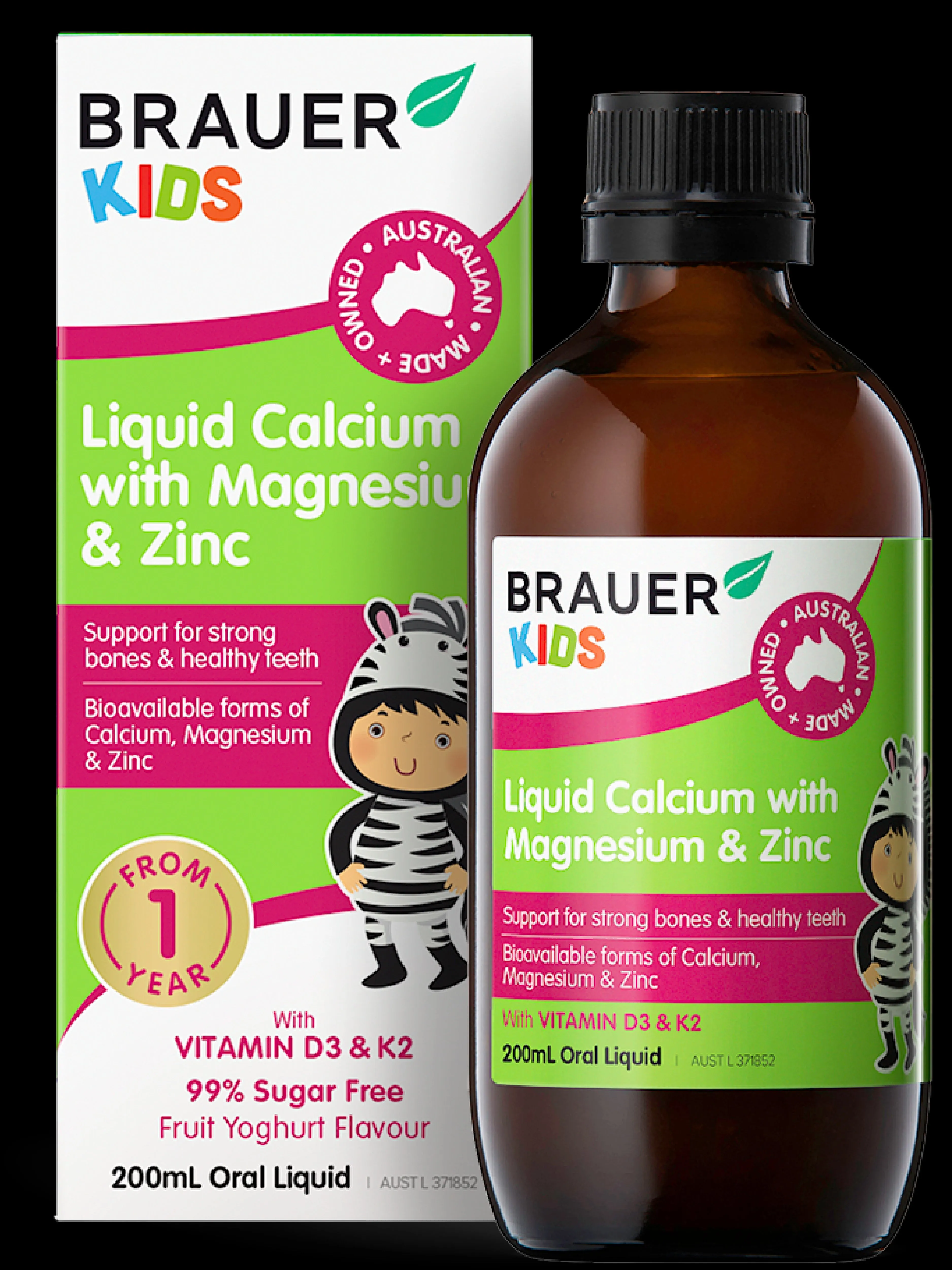 Brauer Baby And Kids Liquid Calcium Magnesium Zinc