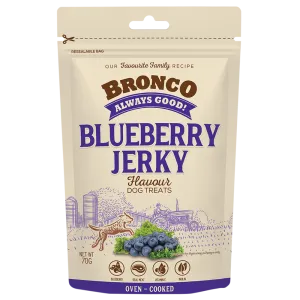 Bronco Dog Jerky Blueberry 70g