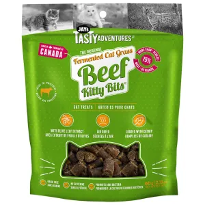 Cat Grass Flavoured Kitty Bits Beef | Cat 60 grams