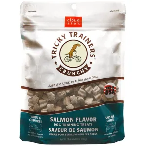 Cloud Star Crunchy Tricky Trainers Salmon Flavor Training Treats for Dogs