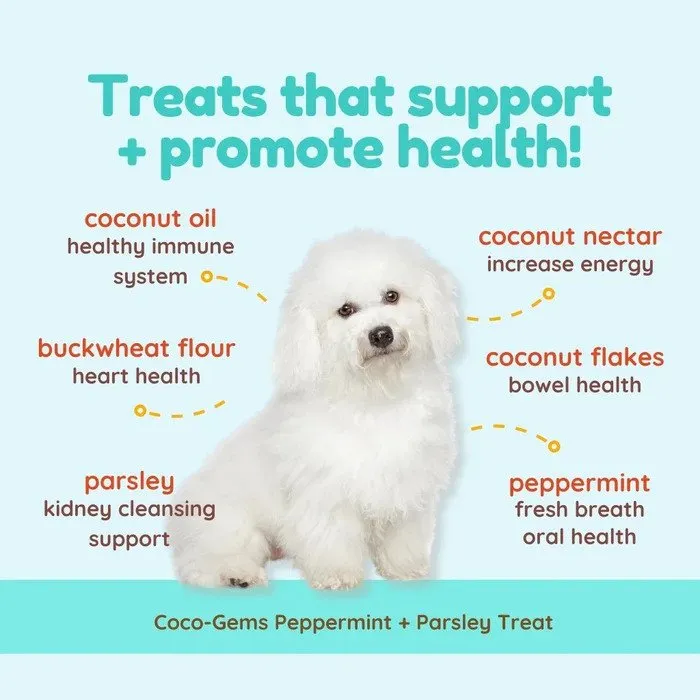 Coco-Gems Peppermint & Coconut Dog Training Treats