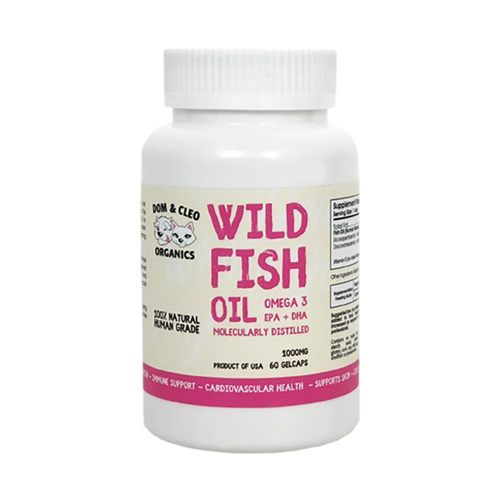 Dom & Cleo Wild Fish Oil 60 Cap