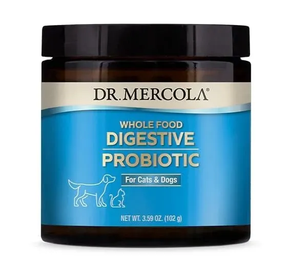 Dr. Mercola Whole Food Digestive Probiotic Supplements For Dogs