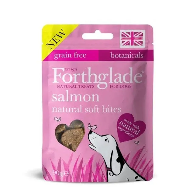 Forthglade Natural Grain Free Soft Bite Treats with Salmon