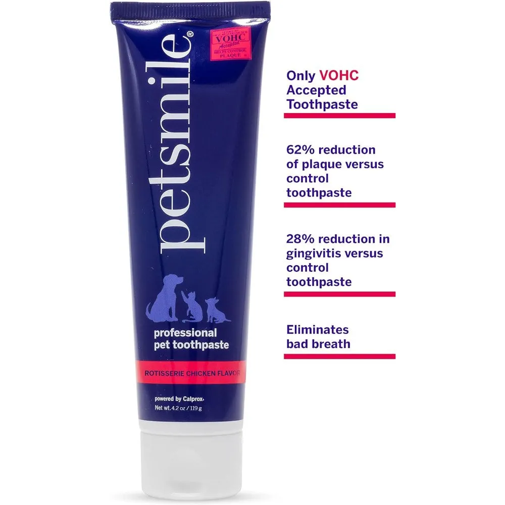 FREE SAMPLE (1 per order): Petsmile Professional Rotisserie Chicken Flavour Toothpaste For Cats & Dogs 2.5ml