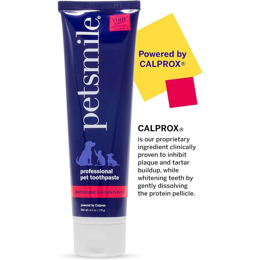 FREE SAMPLE (1 per order): Petsmile Professional Rotisserie Chicken Flavour Toothpaste For Cats & Dogs 2.5ml