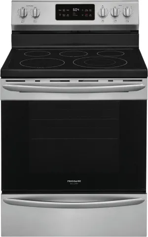 Frigidaire Gallery 30" Freestanding Electric Range with Steam Clean