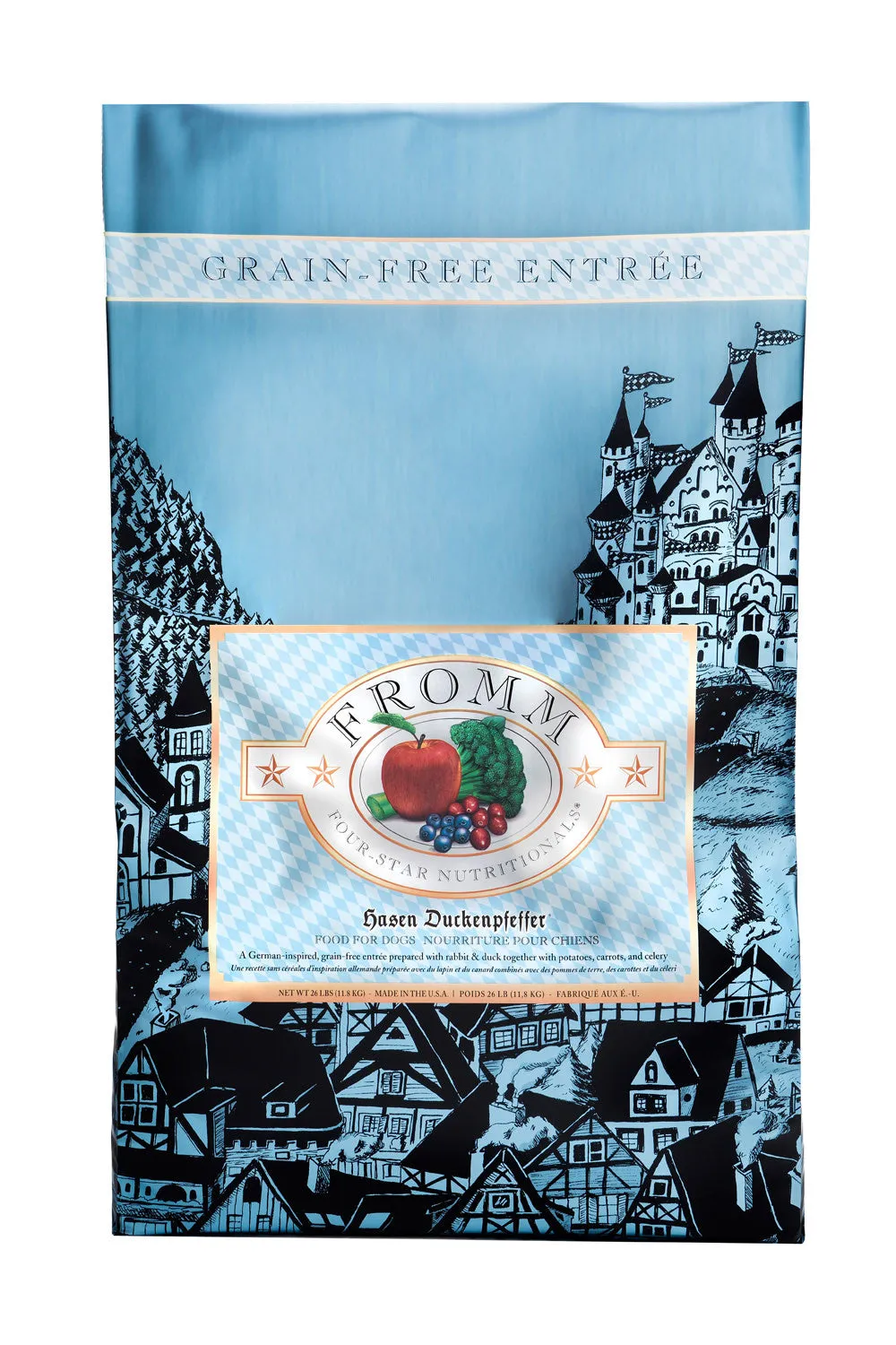 Fromm Four Star Grain-Free Hasen Duckenpfeffer Dog Food