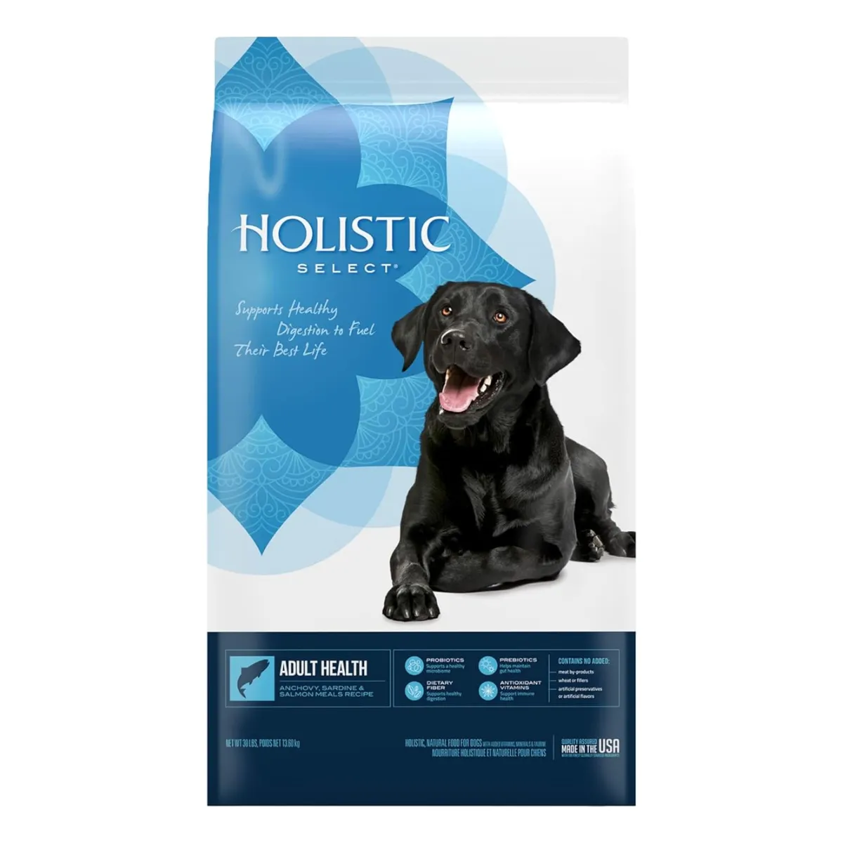 Holistic Select Anchovy Sardine & Salmon Adult Dry Dog Food 30lb