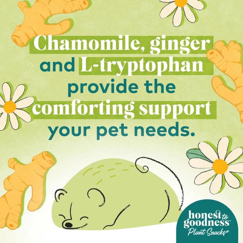 Honest To Goodness Good Vibes Chamomile & Ginger Recipe Comforting Treats For Dogs (8 oz)