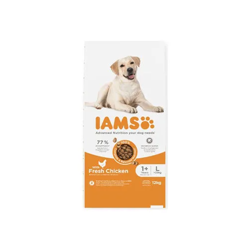 Iams Adult Large Dog with Chicken 12kg Dry Dog Food