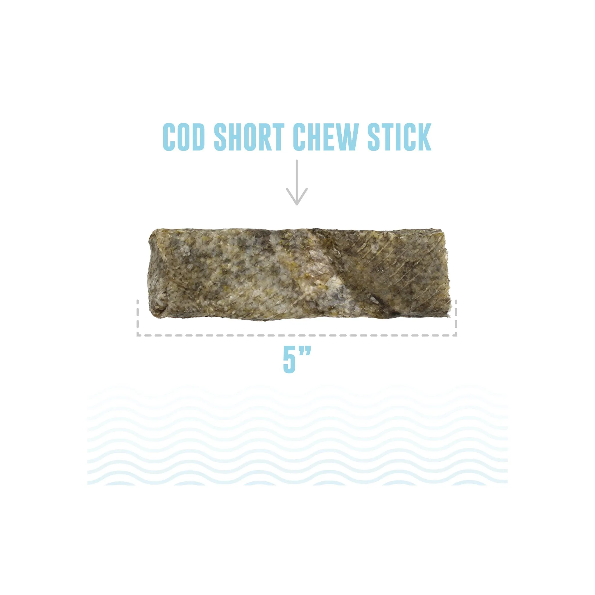 Icelandic  Cod Skin Fish Chew Sticks Dog Treats