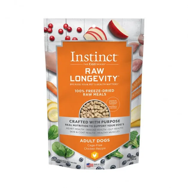 Instinct Raw Longevity Adult Chicken Freeze-Dried Dog Food