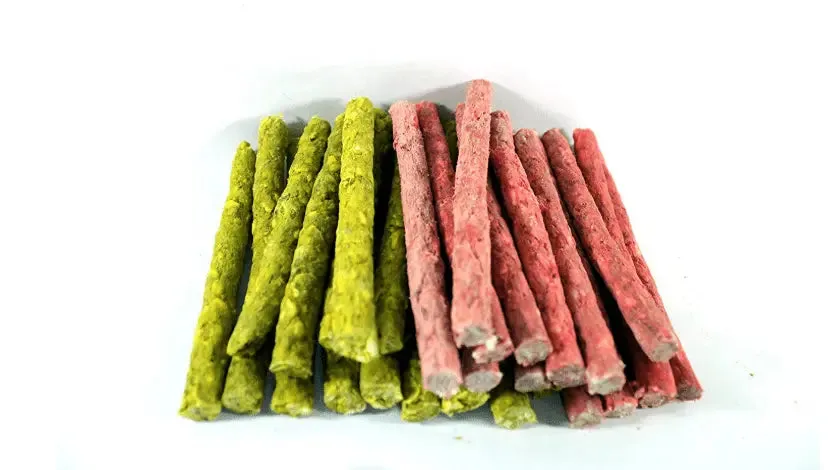 Jacky Treats Combo Of Dog Chew Sticks Chicken Flavor & Mutton Flavor Online - Best Dog Snacks 1kg