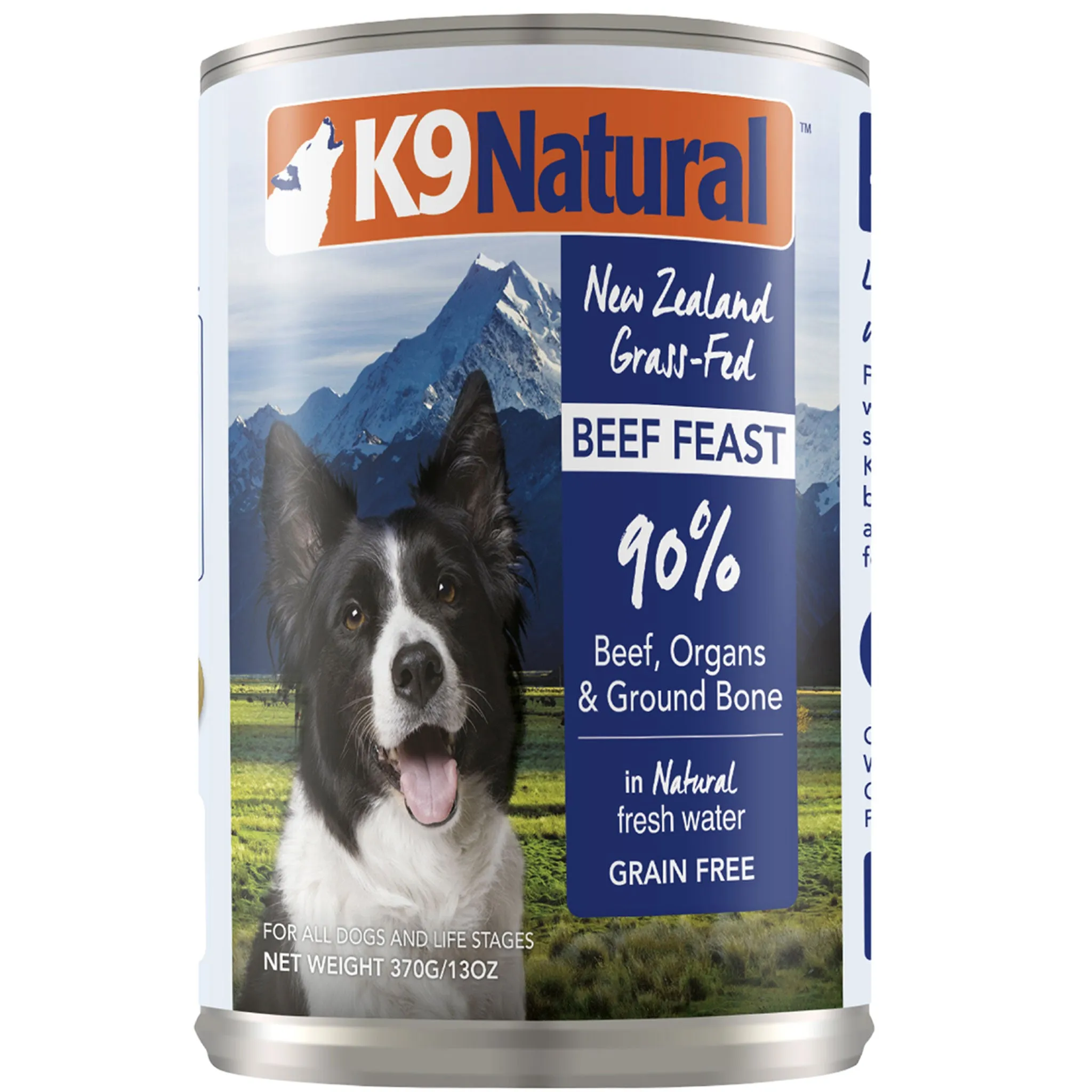 K9 Natural Canned Beef Feast Dog Food 13 oz 12-Pack