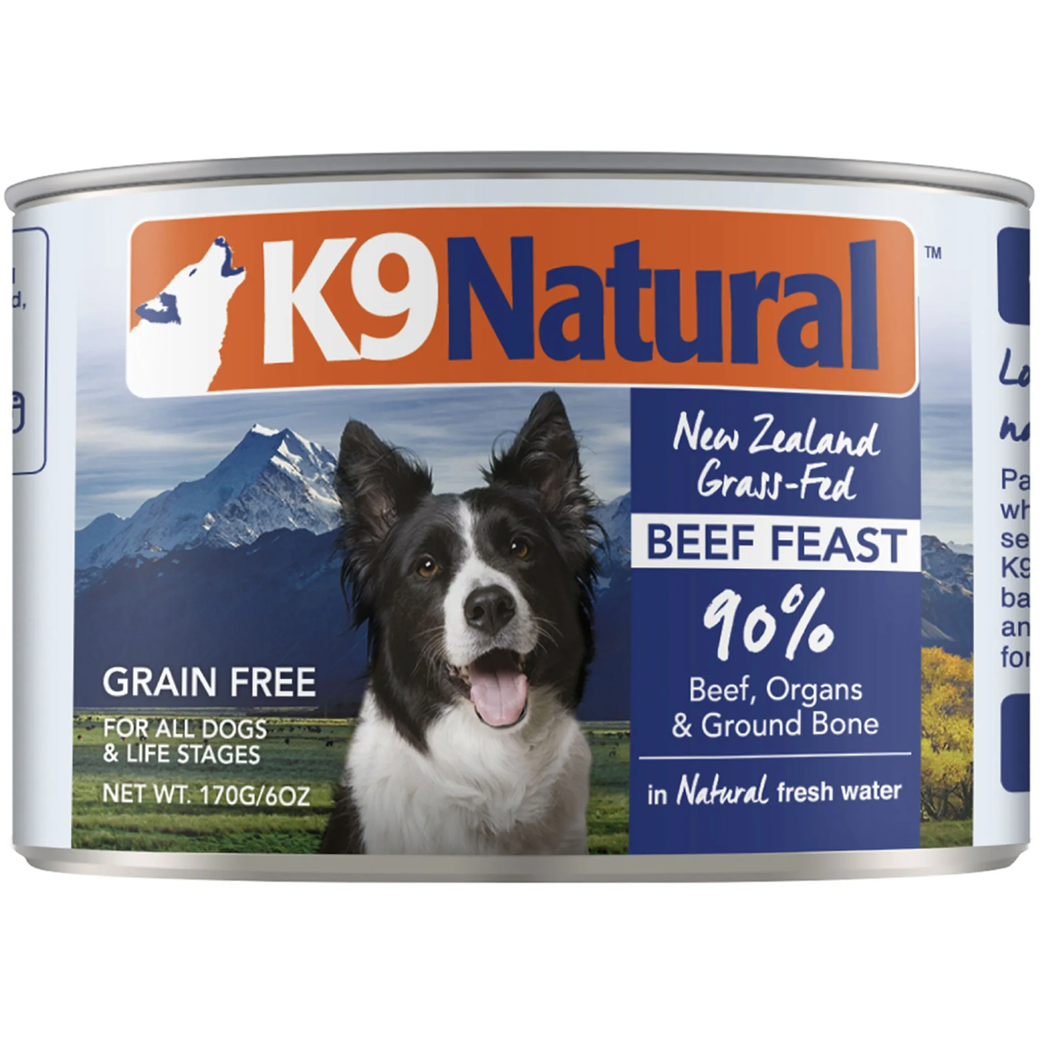 K9 Natural Canned Beef Feast Dog Food 6 oz 24-Pack