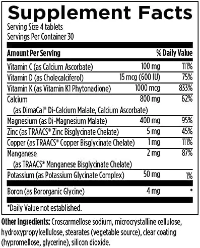 Multivitamin Designs for Health OsteoForce Premium Bone Support Supplement, 120 pcs.