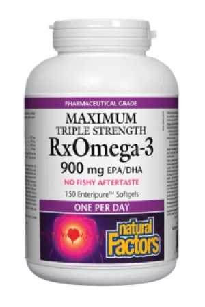 Natural Factors RxOmega-3 900 mg 150s