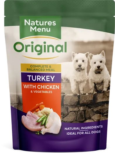 Natures Menu Pouch Original Turkey With Chicken & Vegetables 8 x 300g