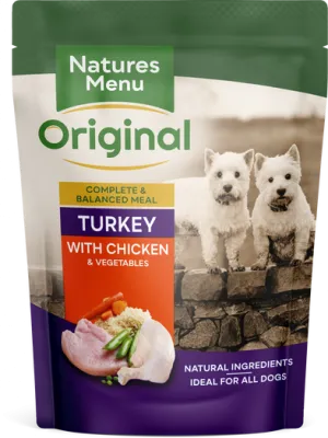 Natures Menu Pouch Original Turkey With Chicken & Vegetables 8 x 300g