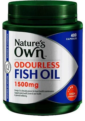 Natures Own Odourless Fish Oil 1500mg