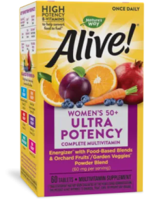 Nature's Way Alive Once Daily Women's 50  Ultra Potency Multivitamin