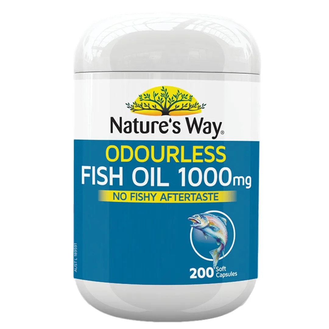 Natures Way Fish Oil Odourless 1000mg