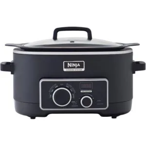 Ninja Multicooker (3 in 1) System - Slow Cooker, Stove Top, and Oven (MC750)