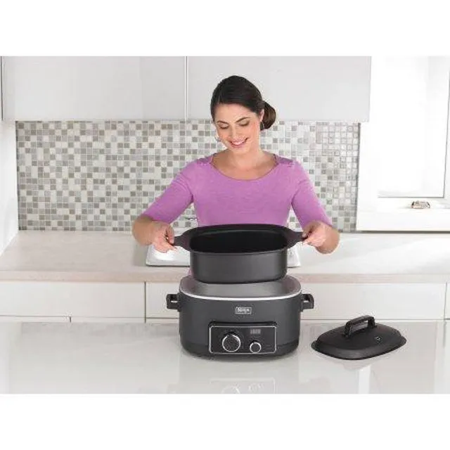 Ninja Multicooker (3 in 1) System - Slow Cooker, Stove Top, and Oven (MC750)