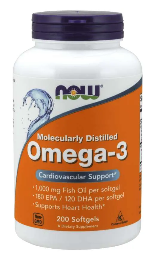 Now Omega-3 1000mg 100 Softgels