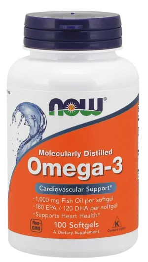 Now Omega-3 1000mg 100 Softgels