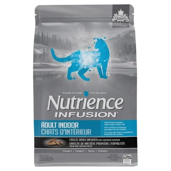 Nutrience Infusion Healthy Adult Indoor Fish Recipe Dry Cat Food, 5kg