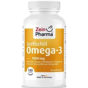 OMEGA-3 1000 mg sea fish oil softgel capsules 140 pcs