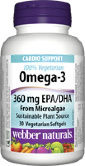 Omega-3 From Microalgae, 100% Vegetarian 1000 mg, 30 softgels