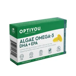 OptiYou Algae Omega 3 60 Softgels