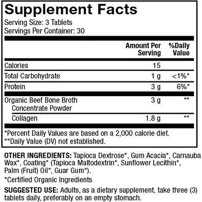 Organic Collagen from Grass Fed Beef Bone Broth by Dr. Mercola