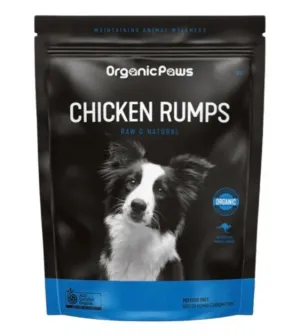 Organic Paws Chicken Rumps Frozen Raw Dog Food