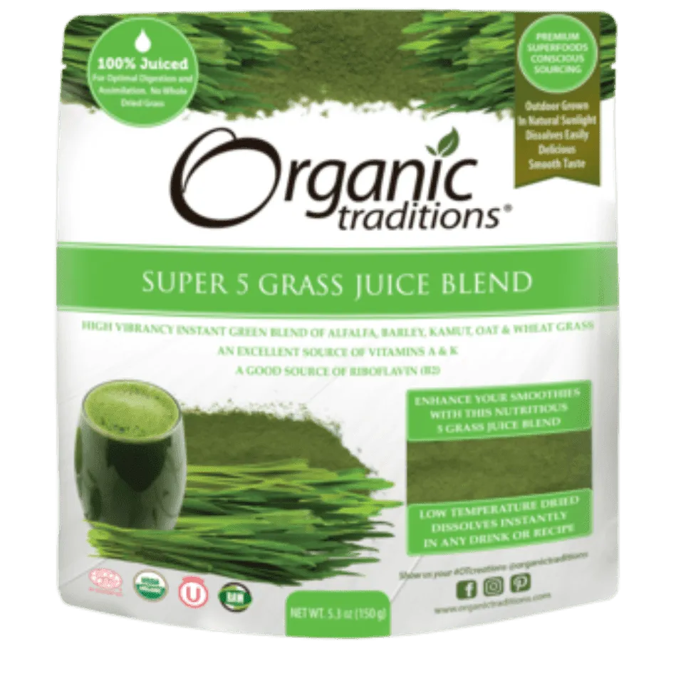 Organic traditions - wheat grass juice  powder - 150g