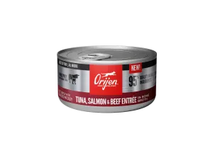 Orijen Premium Tuna, Salmon & Beef Entrée in Bone Broth Canned Cat Food