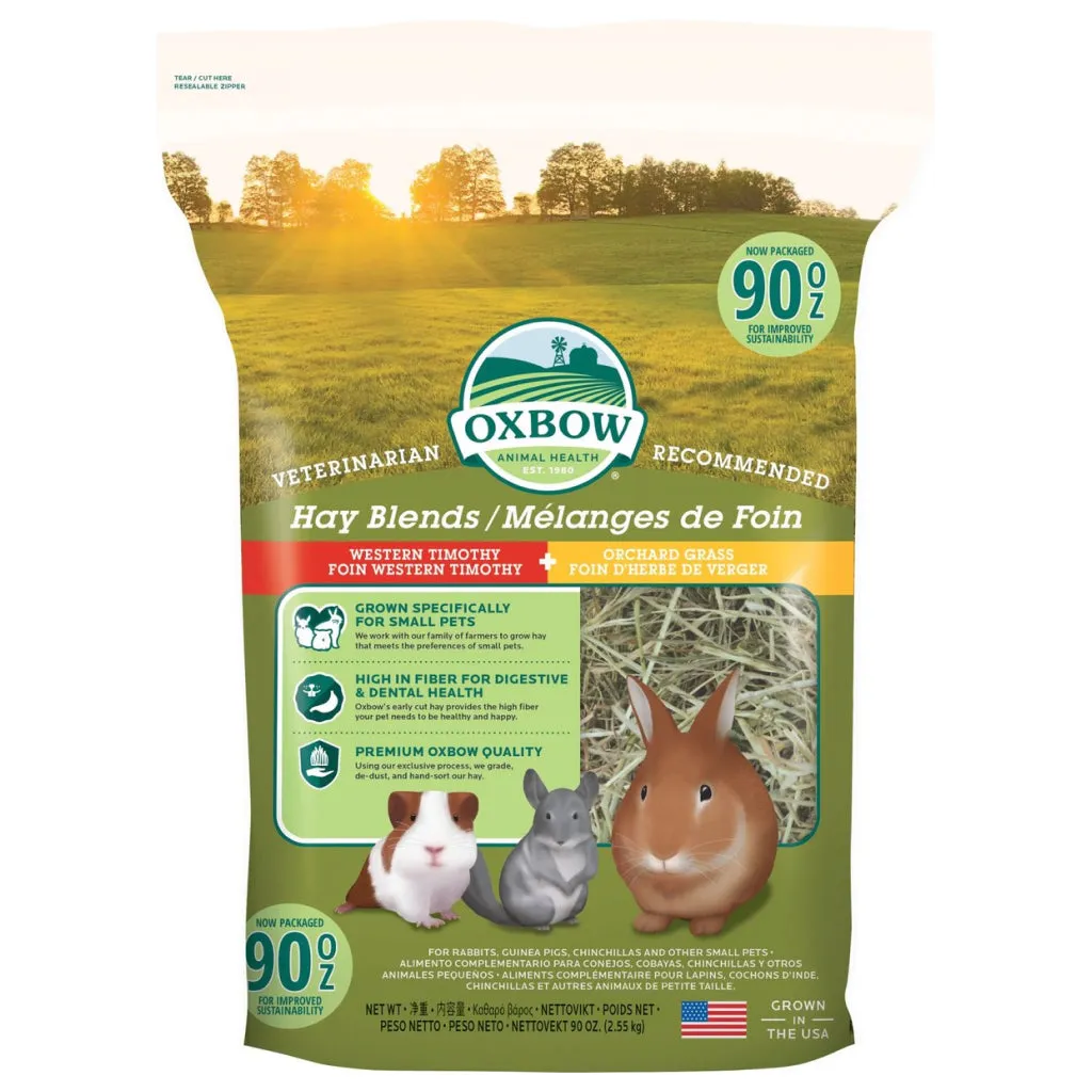 Oxbow Animal Health Hay Blends Western Timothy & Orchard Grass Hay